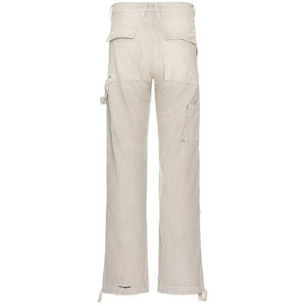 RHUDE Reza Double Knee Pants in Elephant Small New Mens Denim Jeans Trousers